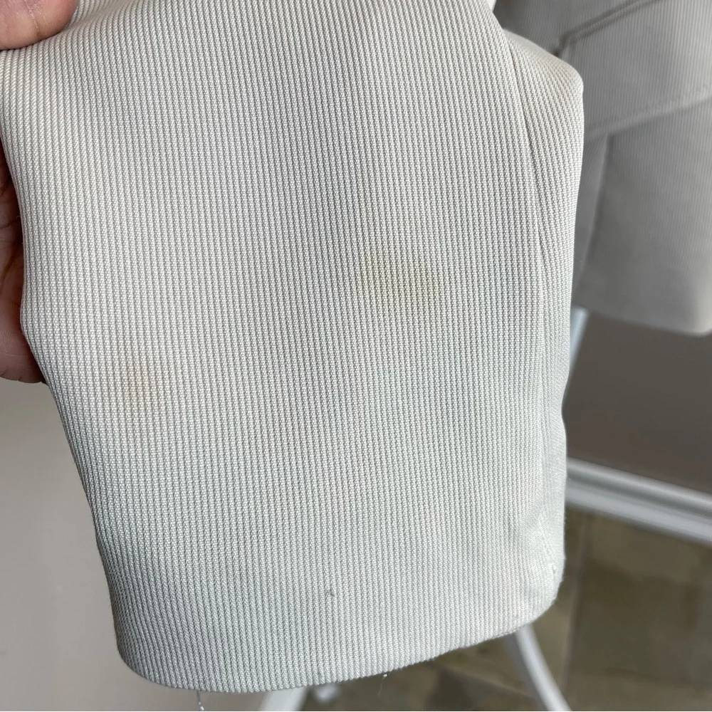 Vintage Evan Picone Blazer Sz 14 One Button Front Beige color - Picture 11 of 16